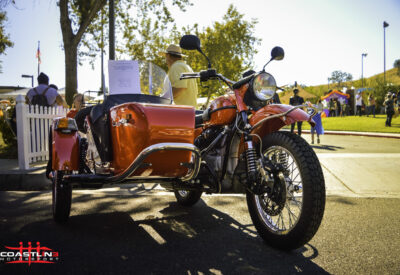 Calabasas Pumpkin Festival Motorcycle and Side Cart Display