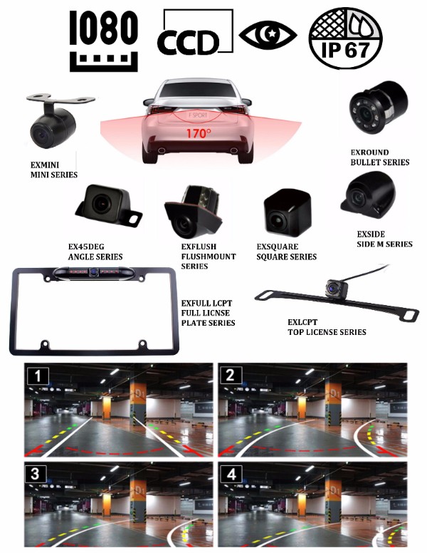 Exclusive LED Backup Camera Options